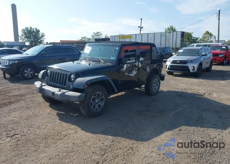 2015 Jeep Wrangler Unlimited Sport z USA, uszkodzony, nr VIN 1C4HJWDG0FL717273